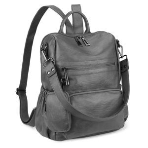 Travel Backpack Purse for Women Vegan Leather Ladies Fashion Tassel Shoulder😏